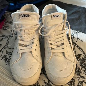 White high top vans